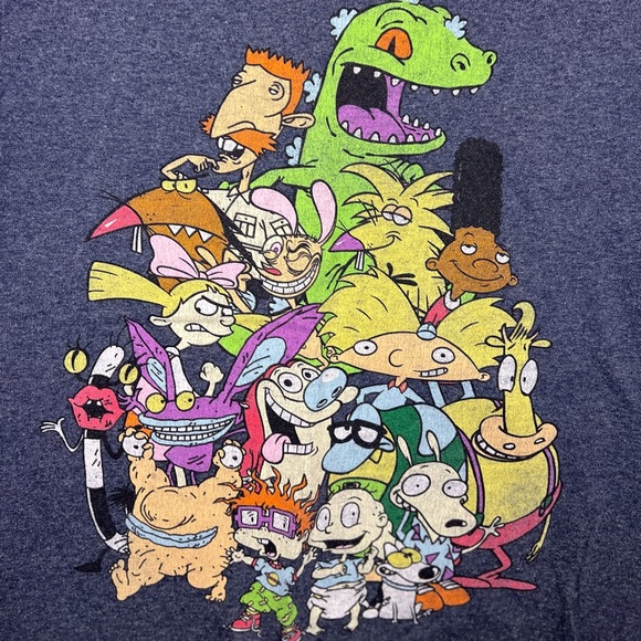 90’s Nickelodeon Vintage cartoon tee - Picture 4 of 5